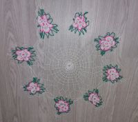 Лот: 20184023. Фото: 2. Салфетка, вязаная крючком. 47х49... Домашний текстиль