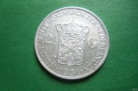 Лот: 17819390. Фото: 2. Нидерланды 2,5 гульдена 1931 г... Монеты