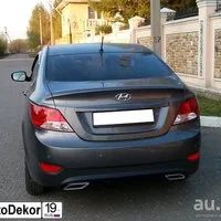 Лот: 13430928. Фото: 12. Диффузор накладка заднего бампера...