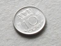 Лот: 15926722. Фото: 2. Монета 10 цент Нидерланды 1963... Монеты