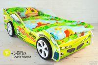 Лот: 8602890. Фото: 2. Кровать-машинка "Вихрь". Детская мебель