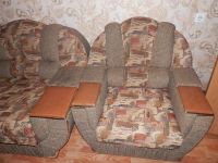 Лот: 11154541. Фото: 2. Диван-уголок и кресло. Мягкая мебель