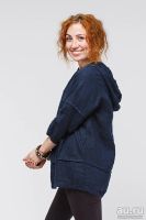 Лот: 13837417. Фото: 5. НОВАЯ Толстовка из льна на р...