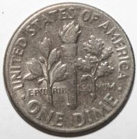 Лот: 11602123. Фото: 2. 1 дайм (10 центов) 1975 год. США... Монеты