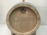 Лот: 20989782. Фото: 2. Бочка дубовая заливная, 20л (Средний... Для дачи, дома, огорода, бани, парка