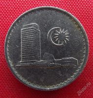 Лот: 2689618. Фото: 2. (№2526/LF) 5 сенов 1981 (Малайзия... Монеты