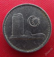 Лот: 2689618. Фото: 2. (№2526) 5 сенов 1981 (Малайзия... Монеты