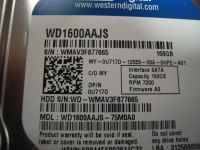 Лот: 12718048. Фото: 2. HDD жесткий диск 160gb WD (WD1600AAJS... Комплектующие