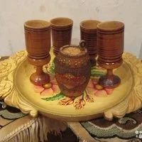 Лот: 18313079. Фото: 6. Набор Резной Ручной Работы+Статуэтка...