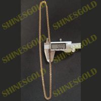 Лот: 23345960. Фото: 6. Золотая цепочка плетение-Двойной...