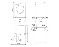 Лот: 20843439. Фото: 2. Стиральная машина Smeg WM3T84RU. Крупная бытовая техника