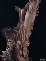 Лот: 17256339. Фото: 6. Скульптура из дерева русалка мать...