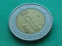 Лот: 11680198. Фото: 2. Монета 1 песо Мексика 2003 герб... Монеты