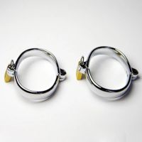 Лот: 4926835. Фото: 3. Наручники с замочками 50х70 мм. Красота и здоровье