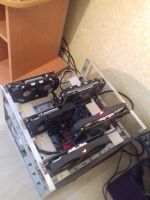 Лот: 11155699. Фото: 2. Продам ферму 5 x 1050 Ti. Компьютеры, ноутбуки, планшеты