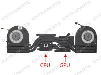 Лот: 20293276. Фото: 3. Вентилятор NS75C24-17F13 для Lenovo. Компьютеры, оргтехника, канцтовары