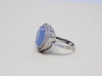 Лот: 14614417. Фото: 3. СЕРЕБРЯНОЕ КОЛЬЦО С ЦИРКОНОМ 4... Красноярск