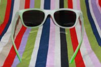 Лот: 4011867. Фото: 3. Очки Ray Ban Салатовые с зеркальными... Одежда, обувь, галантерея