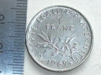 Лот: 8326759. Фото: 8. Монета 1 франк один Франция 1969...