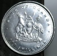 Лот: 16348832. Фото: 2. Уганда. 100 шиллингов. 2004 год... Монеты