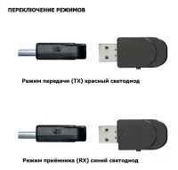 Лот: 20428733. Фото: 2. Bluetooth 5.0 2-в-1 передатчик... Периферия