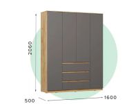 Лот: 20732314. Фото: 4. Шкаф Сити шр-4 с ящиками лдсп... Красноярск