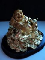 Лот: 5487553. Фото: 2. Будда Хотей сидит на монетах... Сувениры