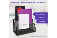 Лот: 23648742. Фото: 2. Подставка для писем и бумаг BRAUBERG... Канцелярские и офисные товары