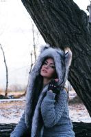 Лот: 7897115. Фото: 2. Волкошапка, шапка с ушками (волчья... Женская одежда