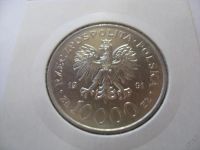 Лот: 6336013. Фото: 2. Польша, 10000 злотых 1991 года... Монеты