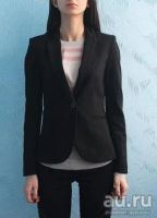 Лот: 13559736. Фото: 2. пиджак H&M черный женский. Женская одежда