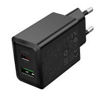 Лот: 25794831. Фото: 3. СЗУ HOCO N71 1A1C 30W QC3.0 Black. Смартфоны, связь, навигация