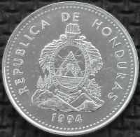 Лот: 5997111. Фото: 2. Гондурас 50 центаво 1994г АНЦ. Монеты