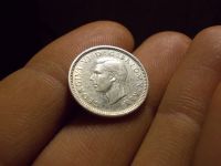 Лот: 16849875. Фото: 3. 3 Пенса 1941 года-АУНК! Монета... Коллекционирование, моделизм
