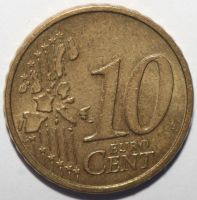 Лот: 2684173. Фото: 2. 10 евроцентов 2002 год. Австрия. Монеты