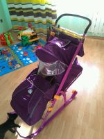 Лот: 6357231. Фото: 3. Санки-коляска Ника детям 4. Дети растут