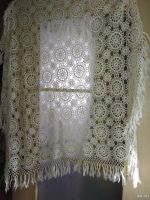 Лот: 17540188. Фото: 2. Скатерть ручной работы, крючком... Домашний текстиль