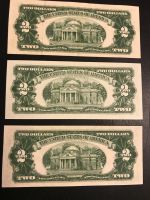 Лот: 17365578. Фото: 4. Набор купюр два доллара США разные... Красноярск