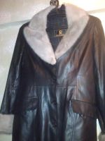 Лот: 3199007. Фото: 2. пальто кожаное. Женская одежда