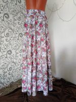 Лот: 14062209. Фото: 5. Летняя атласная длинная юбка с...