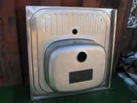 Лот: 11971737. Фото: 2. Мойка кухонная из нержавеющей... Сантехника, водопровод