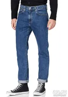 Лот: 16606848. Фото: 3. Мужские джинсы Levis 502 Regular... Одежда, обувь, галантерея
