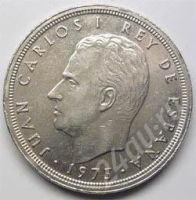 Лот: 203012. Фото: 2. Испания. 50 песет 1975г. Большая... Монеты
