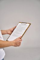 Лот: 19668351. Фото: 3. Планшет деревянный с зажимом клипборд. Компьютеры, оргтехника, канцтовары