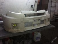 Лот: 1294088. Фото: 2. Бампер, белый, тюнингованный на... Автозапчасти