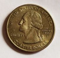 Лот: 25375511. Фото: 2. США 25 центов 2000 Штат Вирджиния... Монеты