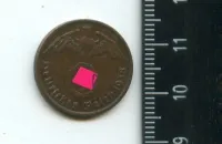 Лот: 25410539. Фото: 2. (№ 6909 ) Германия 2 Пфенига 1938... Монеты