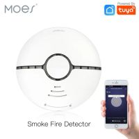 Лот: 21590789. Фото: 2. Датчик дыма MOES WiFi Smoke Detector... Сетевые устройства