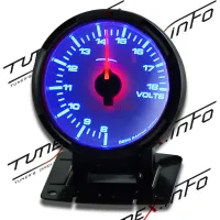 Лот: 20928842. Фото: 2. Датчик DEPO 60мм белое табло Volt... Автохимия, масла, тюнинг