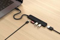 Лот: 24980300. Фото: 4. USB-хаб Satechi 6-в-1 USB-C Slim... Красноярск